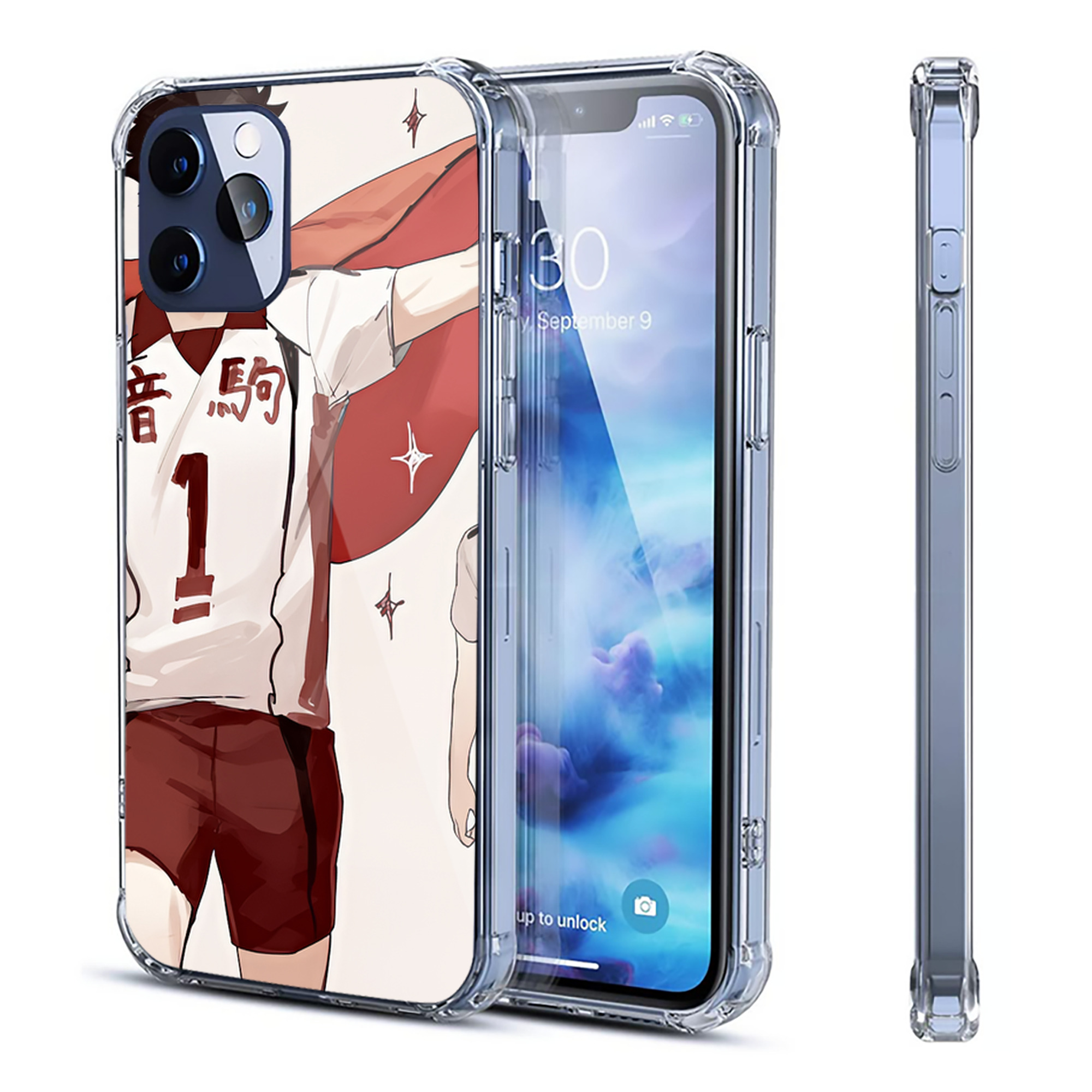 （画像用） ハイキュー!! Haikyu!! 【iPhone 12シリーズ対応】透明スマホケース（クリアソフトケース）